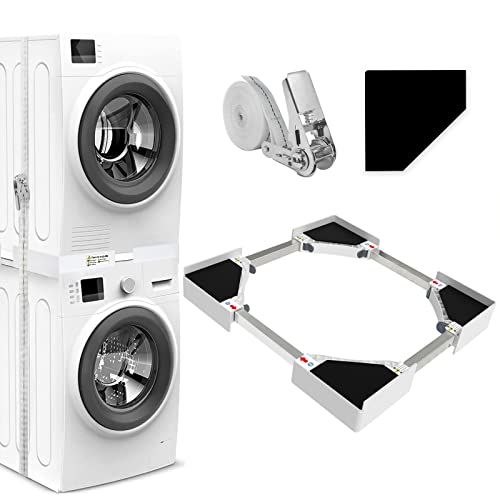 NIUXX Universal-Stapelbausatz/Verbindungsrahmen für Waschmaschine und