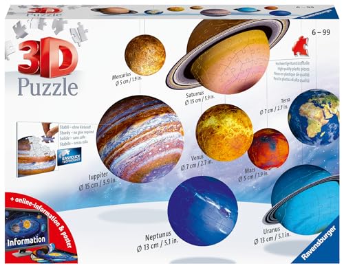 Ravensburger - 3D-Puzzle, Planetensystem
