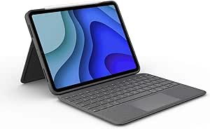 Logitech Folio Touch iPad Pro Tastatur - Grau 1., 2., 3. und 4. Generation – 2018, 2020, 2021, 2022
