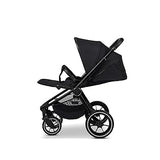 MOON SPORT Onyx/Melange Sportwagen-Buggy mit Liegefunktion