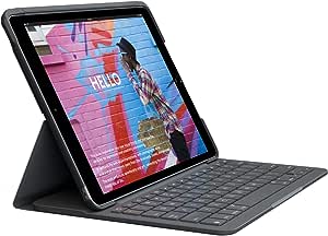 Logitech Slim Folio Tastatur für iPad 7. Generation - Schwarz