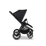 MOON SPORT Onyx/Melange Sportwagen-Buggy mit Liegefunktion