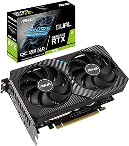 Asus Dual 12GB GDDR6 GeForce 3060 OC V2 RTX Grafikkarte