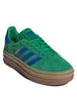 adidas Originals GAZELLE BOLD - Grün/Blau/Braun - 40