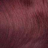hair2heart 200 x 1g Echthaar Microring Extensions 50cm burgundy