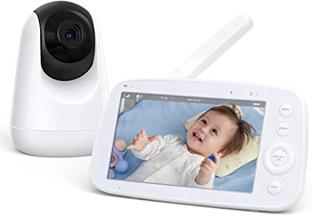 720P IPS Video Babyphone - mit Nachtsicht & Temperatursensor - Fuchsmarkt