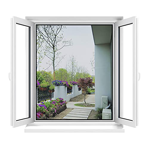 Apalus Fliegengitter Fenster, zuschneidbar auf Fenstergrößen bis 150x180cm
