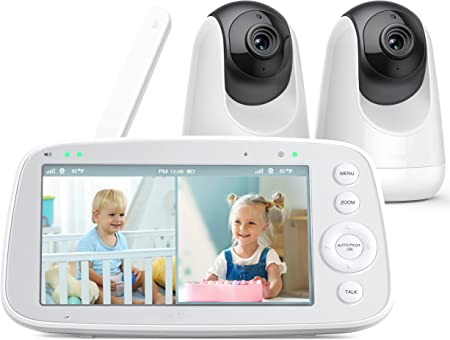 Video Babyphone - mit 2 Kameras & teilbarem Bildschirm - Fuchsmarkt