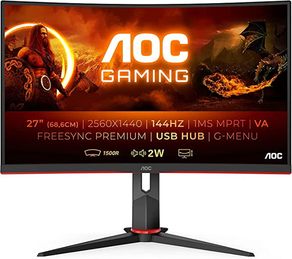 AOC Gaming Curved Monitor 27 Zoll