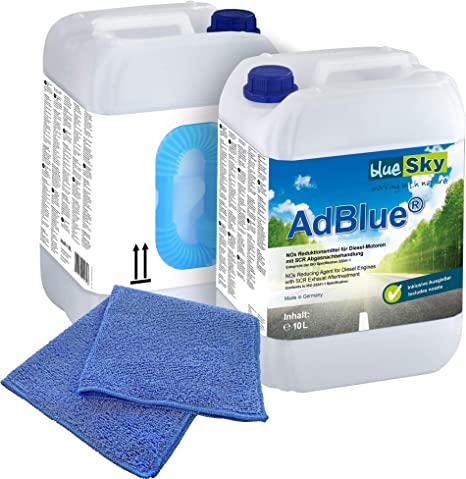 2X 10 L blueSky AdBlue® inkl. Ausgießer