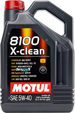 Motul 102051 8100 x-clean 5W40, 5 Liter
